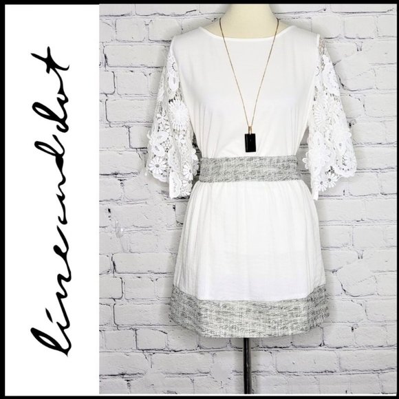 Line & Dot Dresses & Skirts - NWT LINE AND DOT Knit Trim Skater Skirt, SZ MED